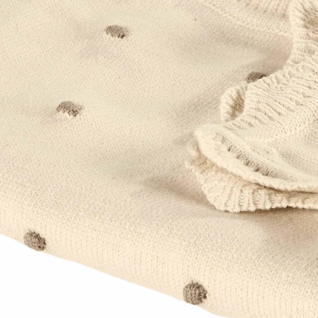 Loberon Plaid Saphie Crème - afbeelding 3 van 3