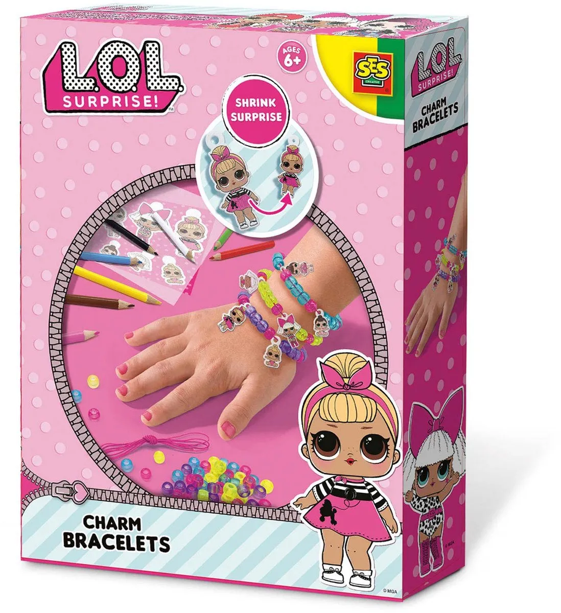 SES Creative L.O.L. Armbandjes Knutselset - 3 Stuks