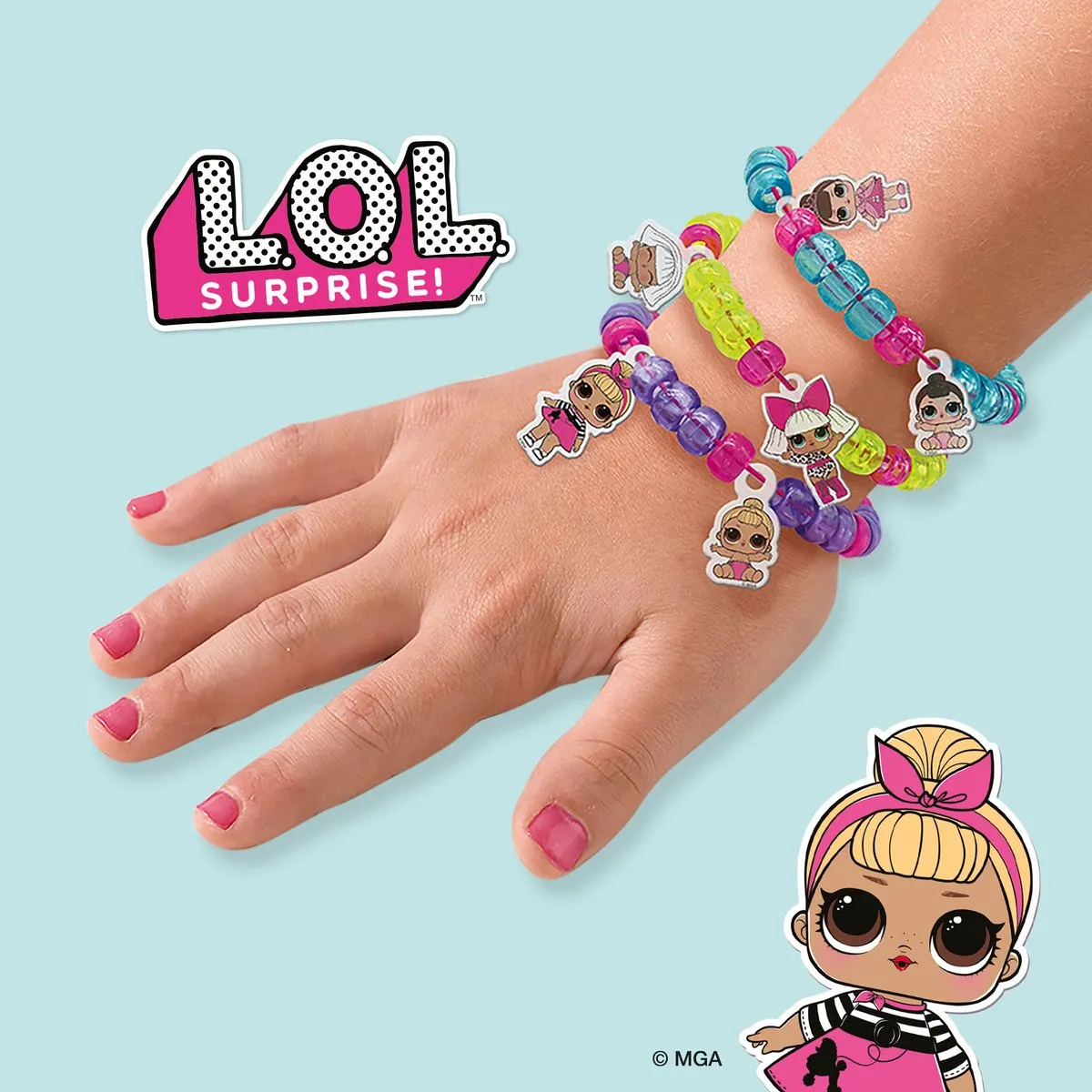 SES Creative L.O.L. Armbandjes Knutselset - 3 Stuks - afbeelding 6 van 6