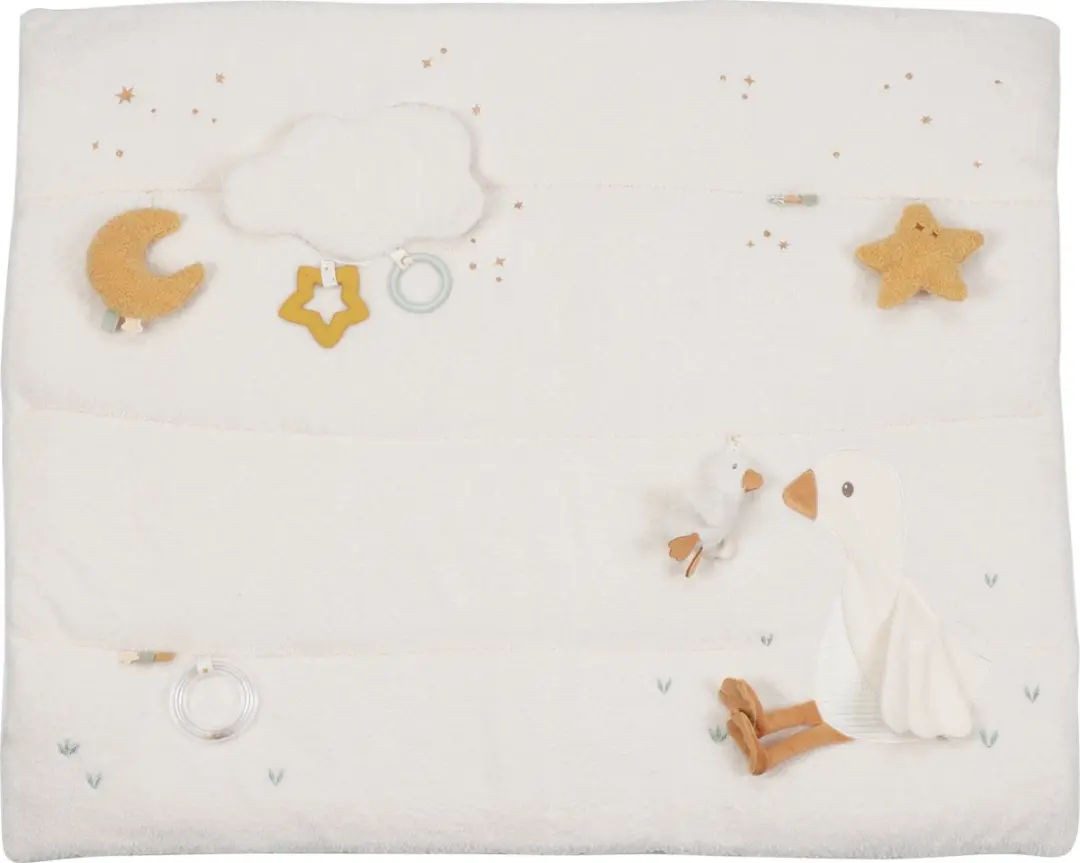 Little Dutch Newborn Naturals Boxkleed 85x100cm - Wit - afbeelding 6 van 6