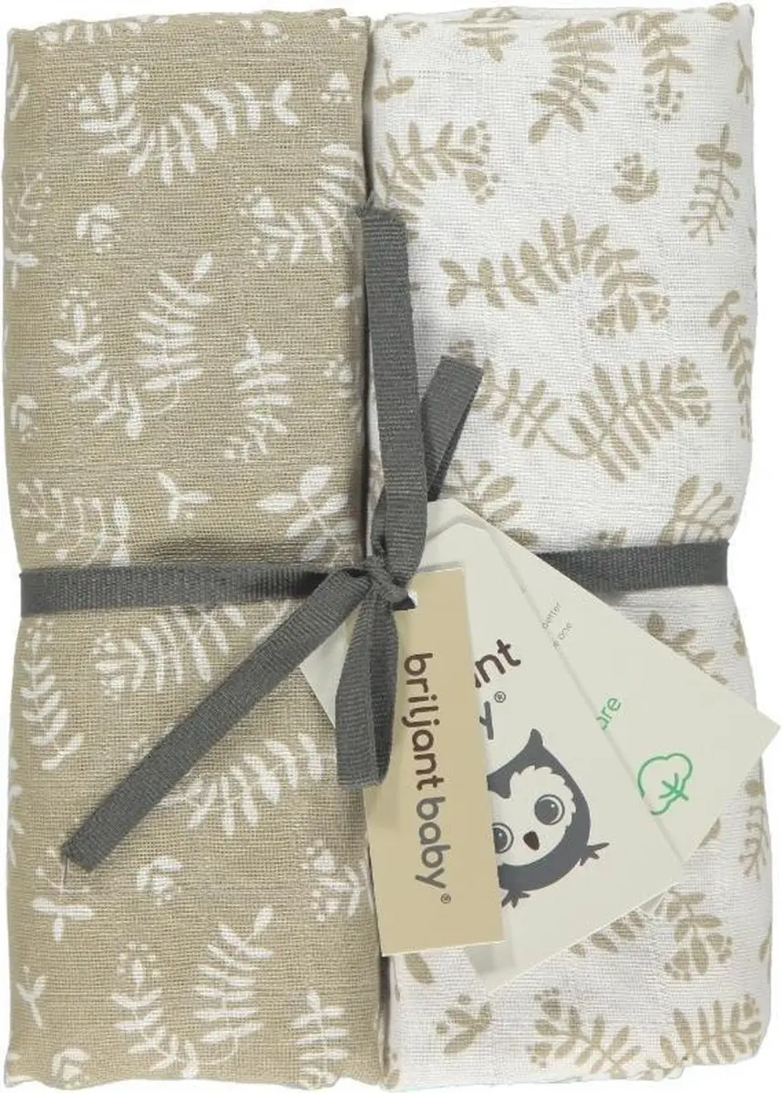 Briljant Baby Inbakerdoek Swaddle Hydrofiel 120 x 120
