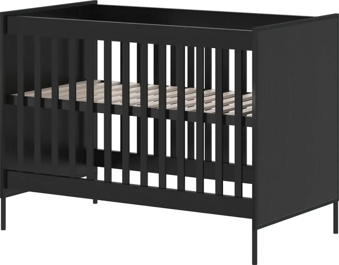 Born Lucky ® Baby Bed / Ledikant Marble 60x120 cm Verstelbare Bodem
