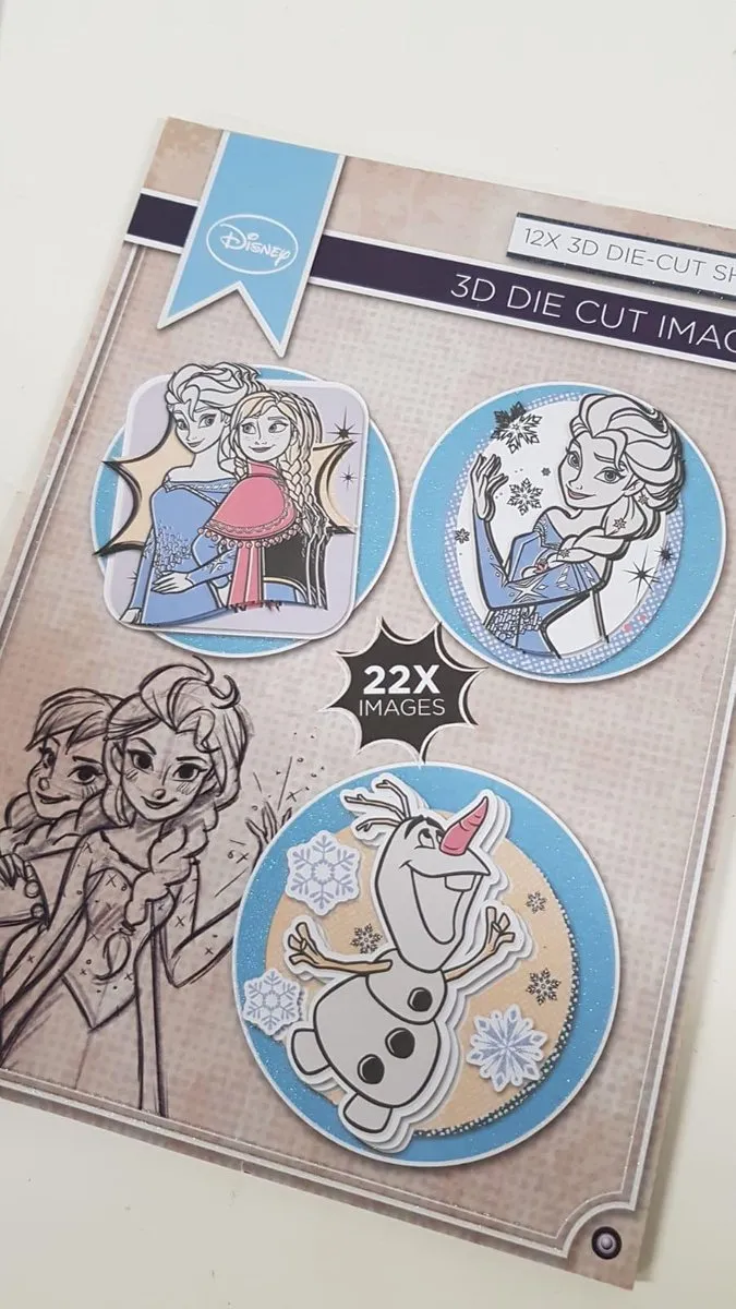Disney Frozen 3D Stansblok - Blauw - afbeelding 2 van 2