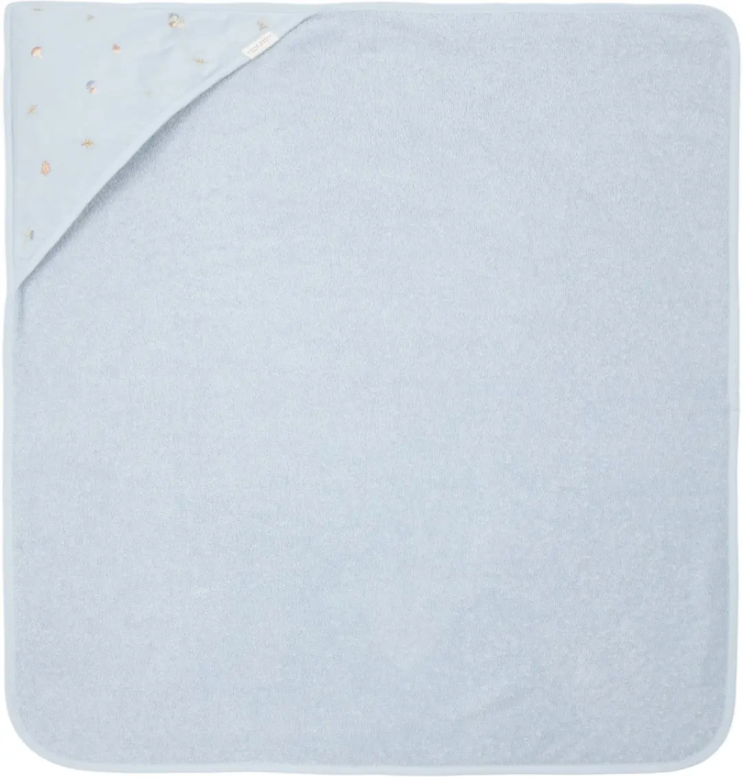 Little Dutch Badcape Forest Friends - Blauw