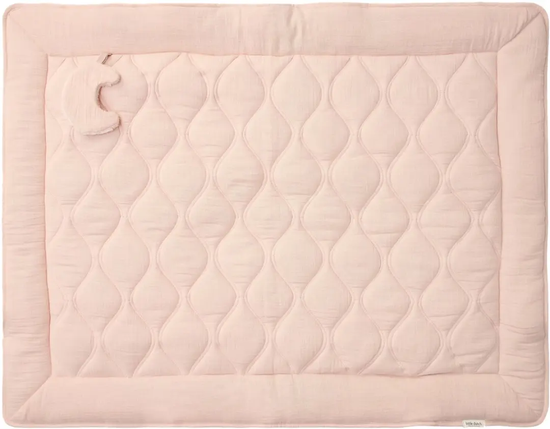 Little Dutch Boxkleed Essentials Roze 80x100cm