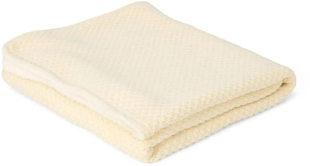Little Dutch Gebreid Wiegdeken 70x100cm - Wit