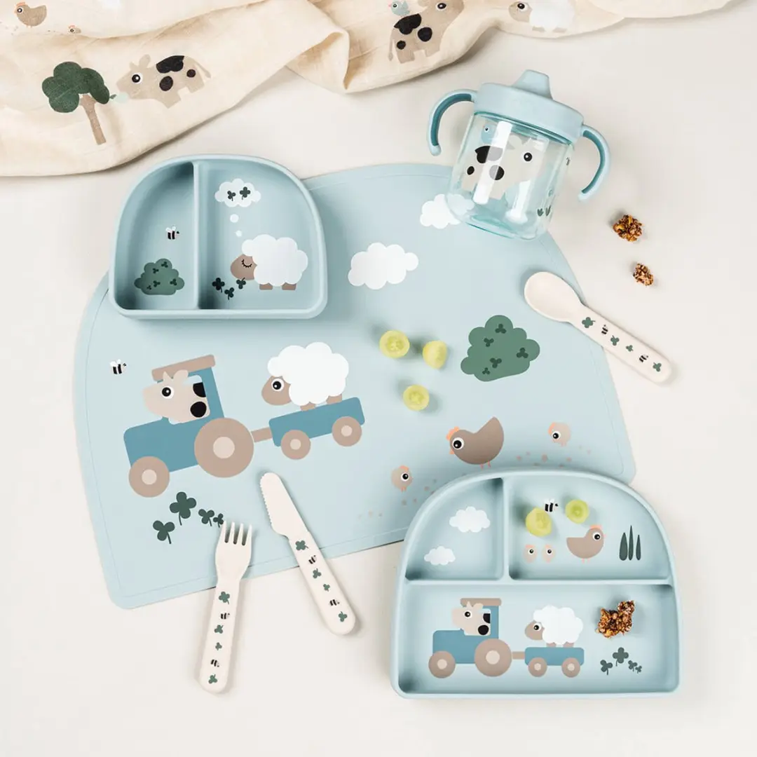 Done By Deer Tiny Farm Tuitbeker - Blauw - afbeelding 5 van 6