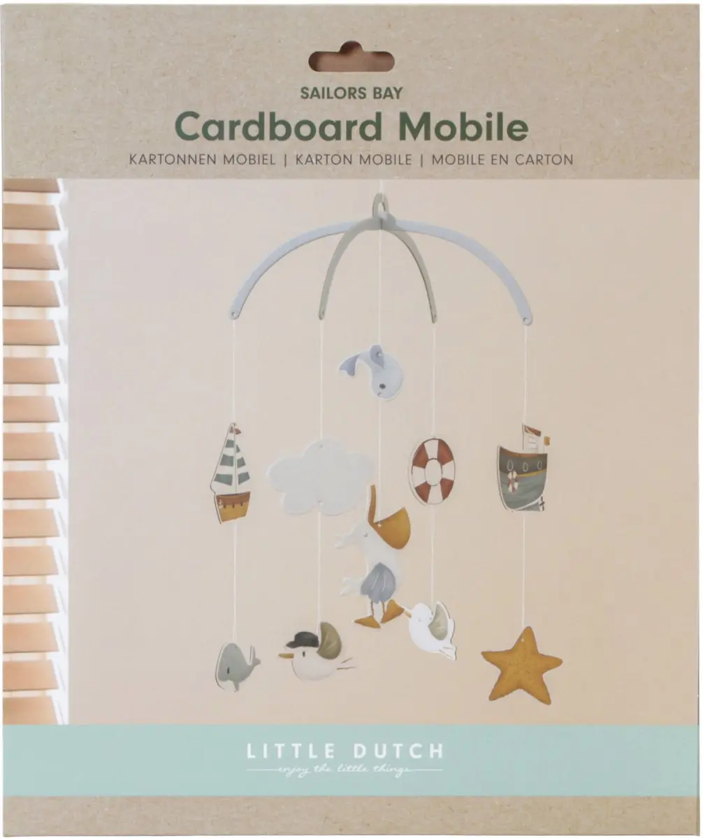 Little Dutch Sailors Bay Kartonnen Mobiel - Multicolor - afbeelding 6 van 6
