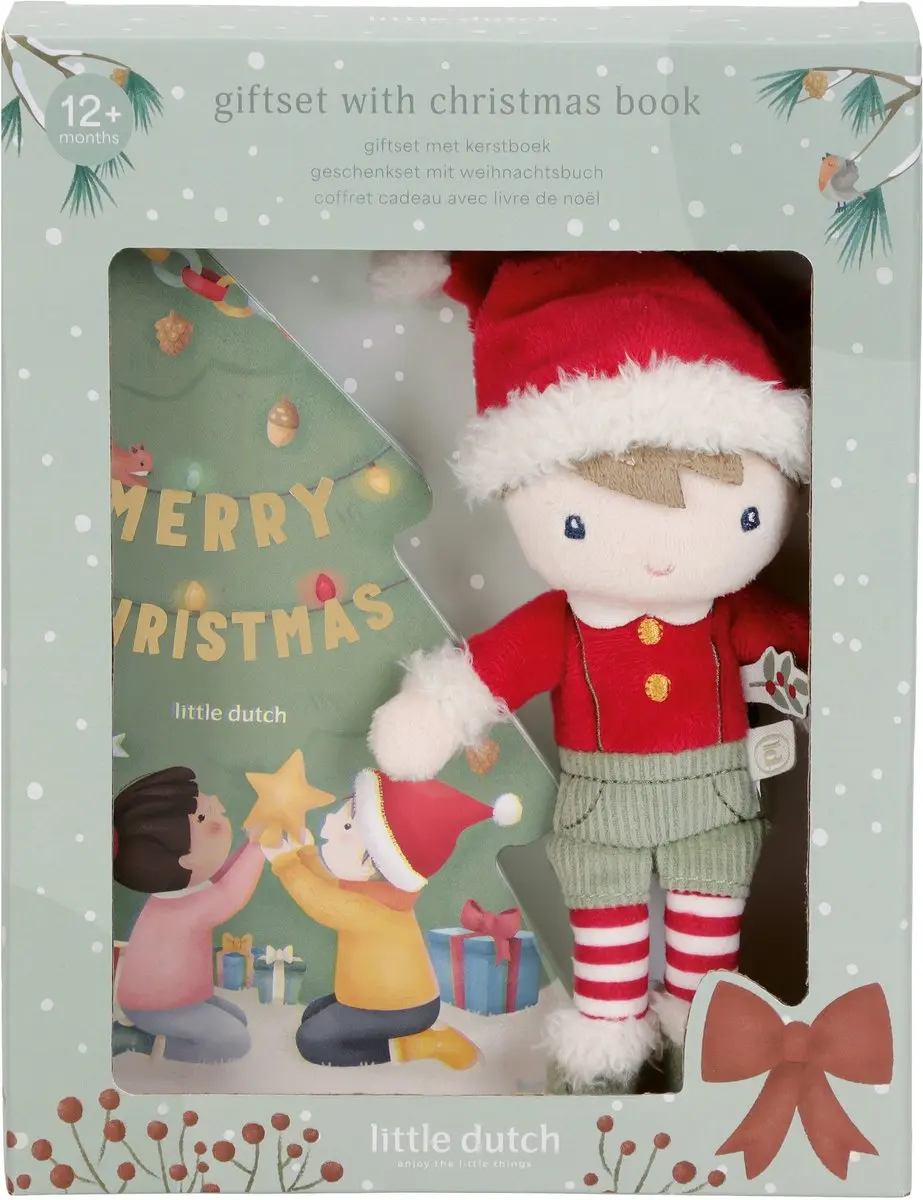 Little Dutch Cadeauset Bijna Kerst Boek & Knuffel