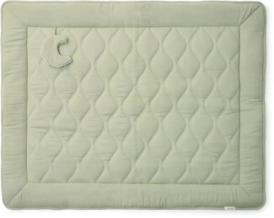 Little Dutch Boxkleed Essentials Groen 80x100cm - afbeelding 2 van 6