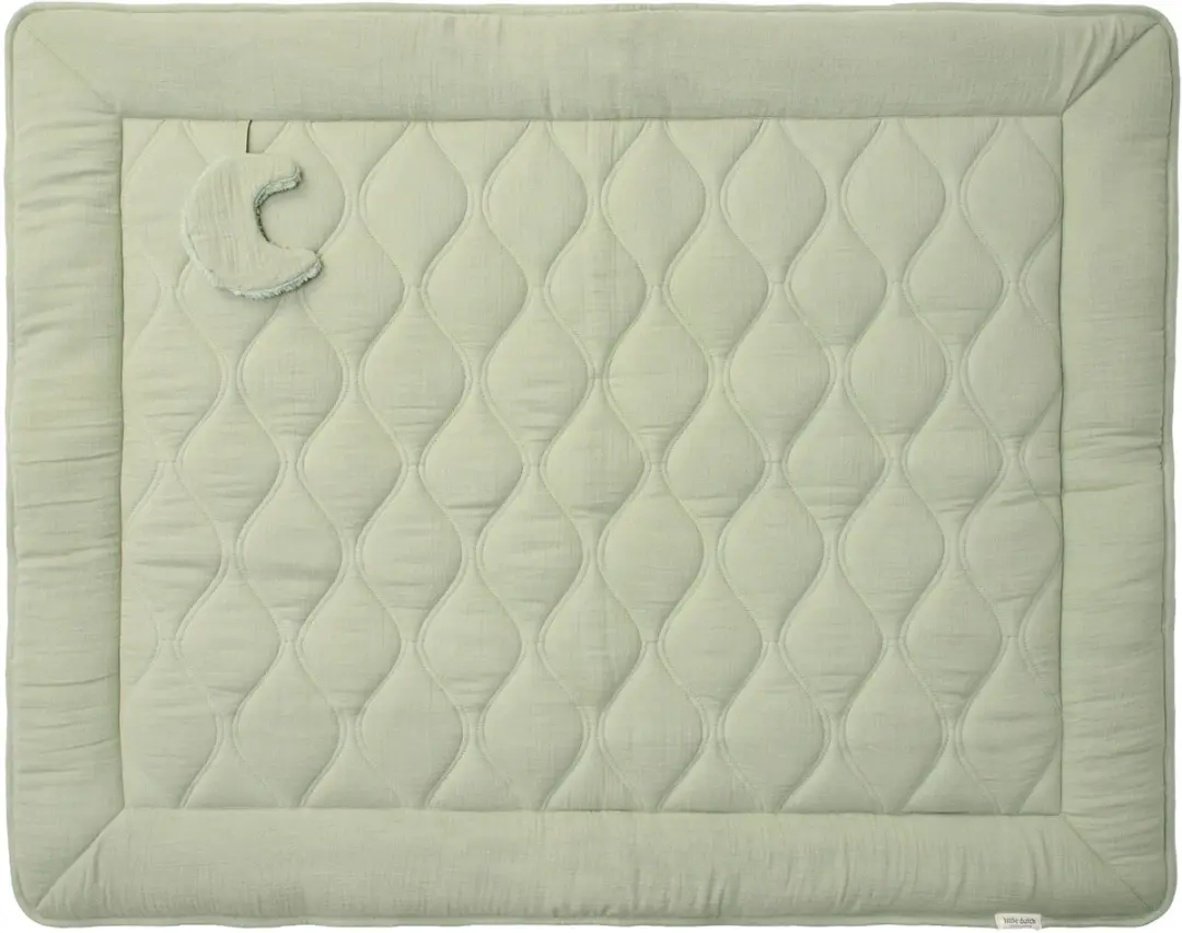 Little Dutch Boxkleed Essentials Groen 80x100cm
