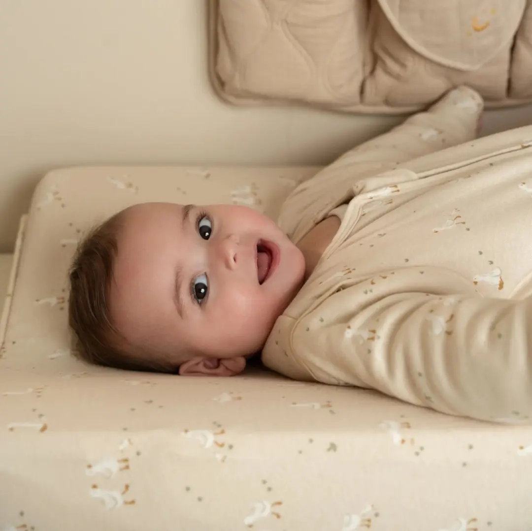 Little Dutch Little Goose Aankleedkussenhoes - Beige - afbeelding 4 van 6