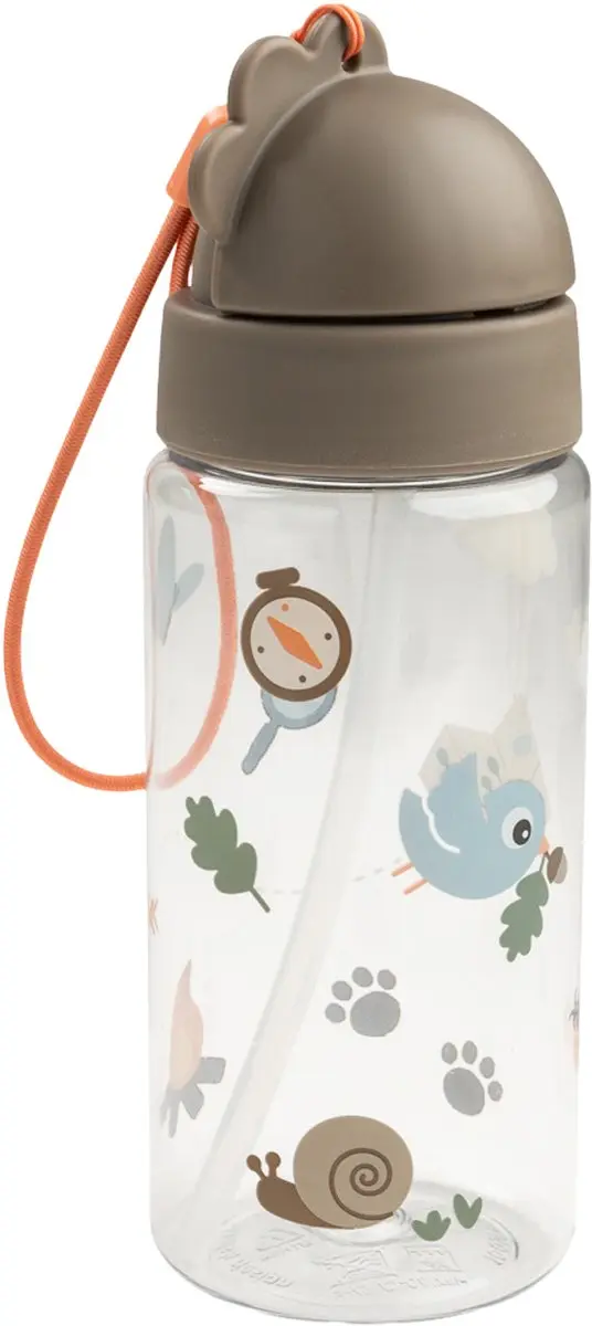 Done By Deer Tiny Trails Drinkfles 350ml - Beige - afbeelding 5 van 5