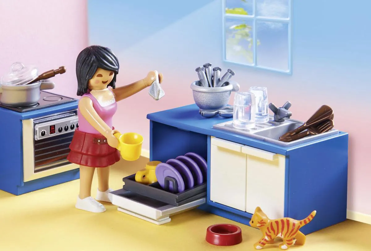 Playmobil Leefkeuken 70206 - Multicolor