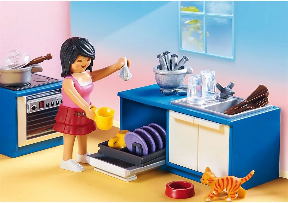 Playmobil Leefkeuken 70206 - Multicolor - afbeelding 6 van 6