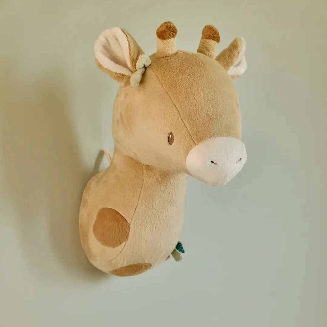 Little Dutch Safari Friends Dierenhoofd Giraffe - Geel/Bruin