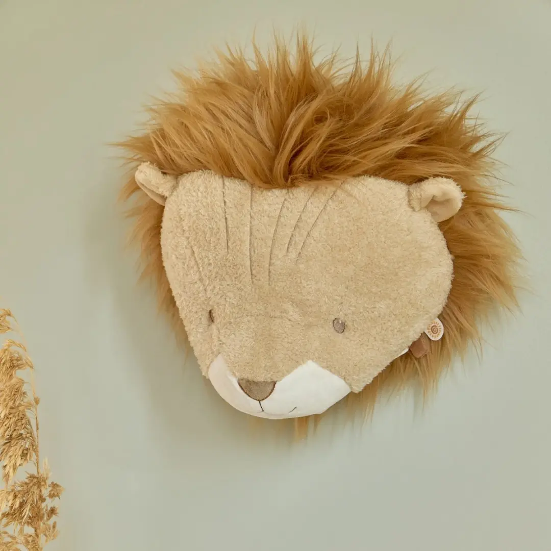 Little Dutch Safari Friends Dierenhoofd Leeuw - Beige/Bruin - afbeelding 4 van 5