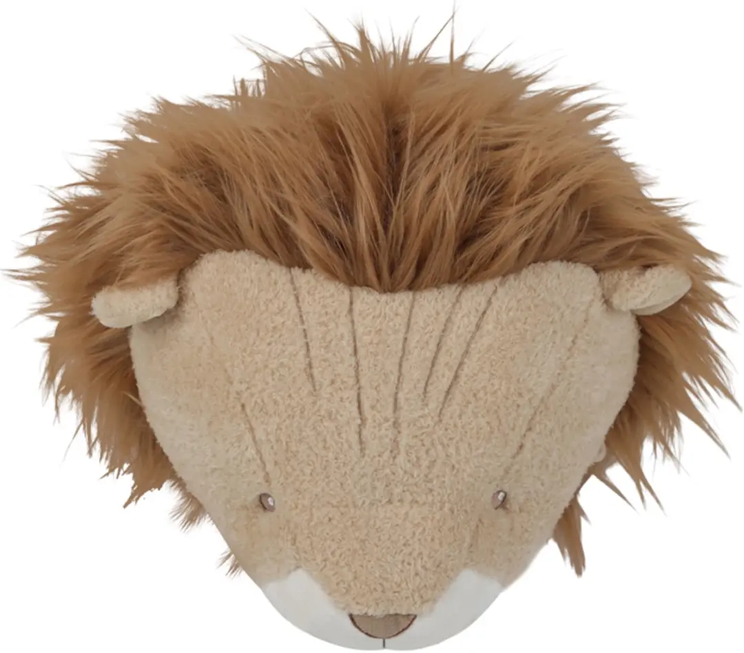 Little Dutch Safari Friends Dierenhoofd Leeuw - Beige/Bruin - afbeelding 2 van 5
