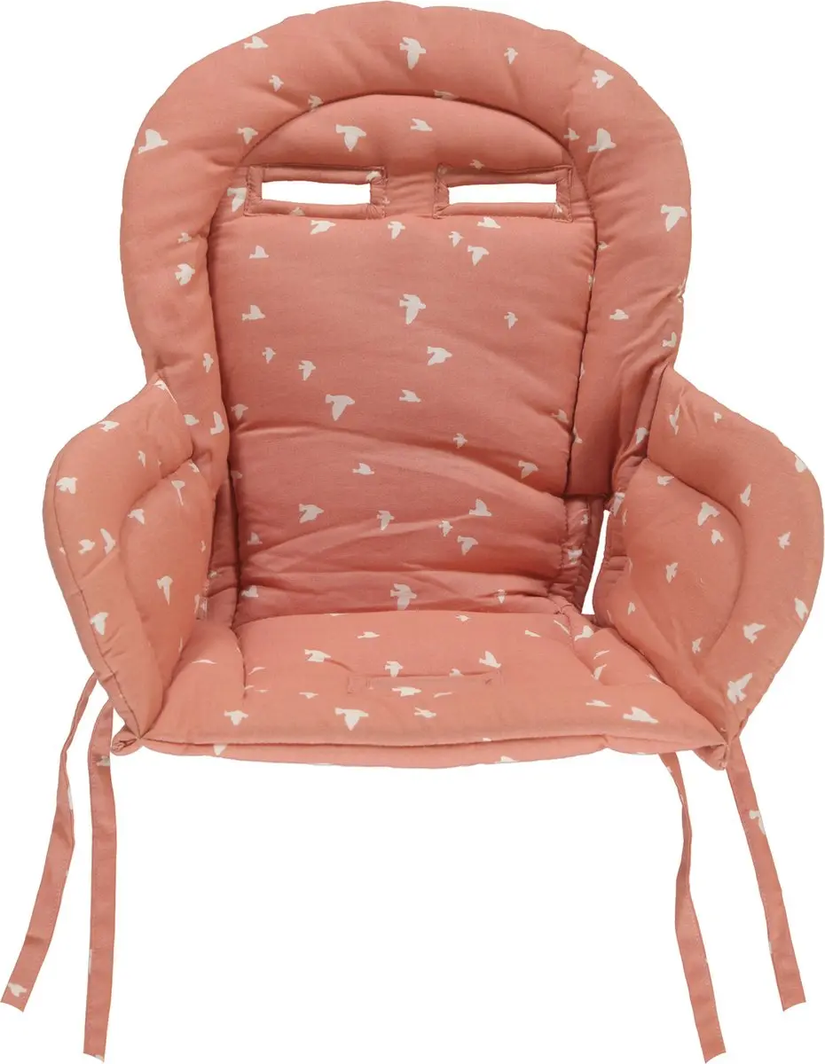 Briljant Baby Stoelverkleiner Birds Ash Rose