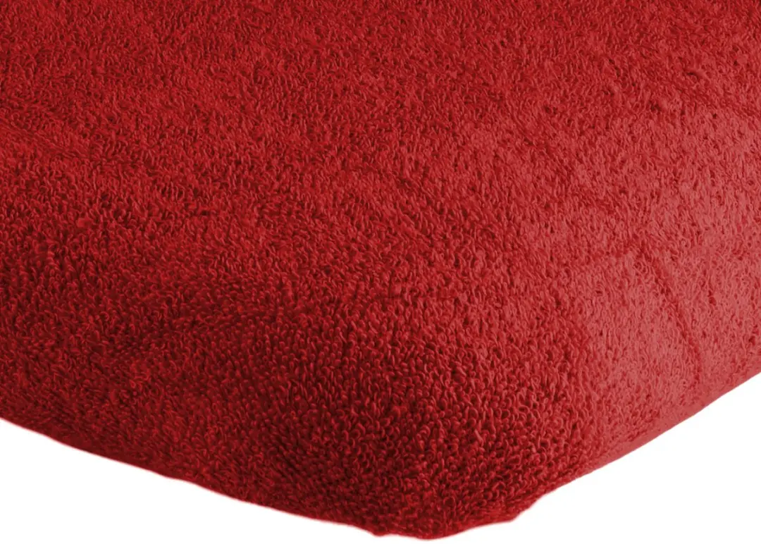 Briljant Hoeslaken Badstof voor Junior Matras 70x140/150 Rood