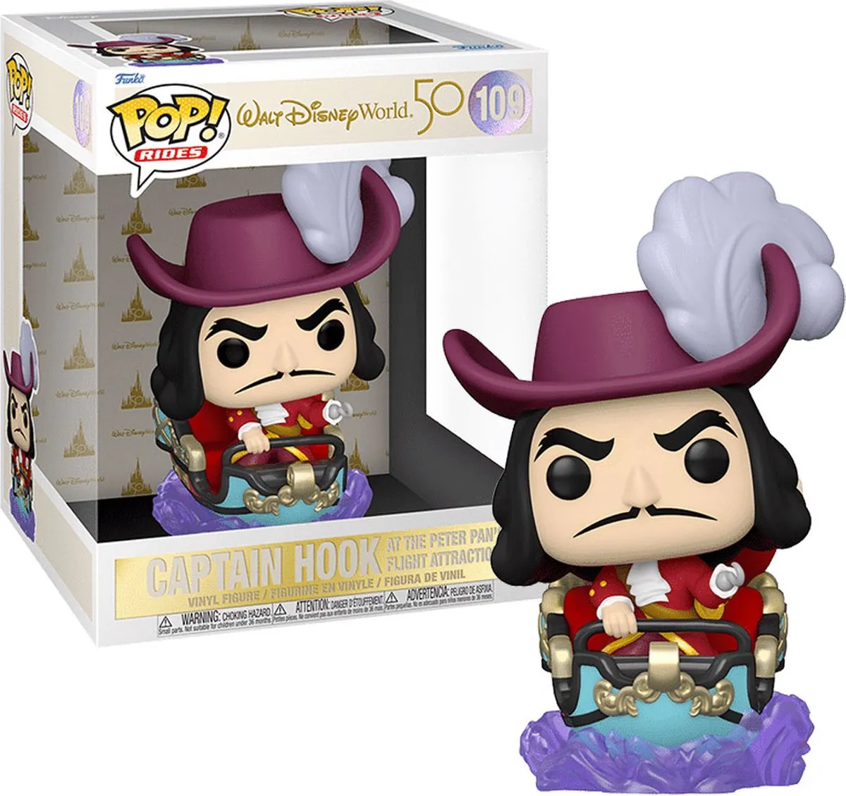 Funko Pop Disney Captain Hook 50th Anniversary 59512 - Multi