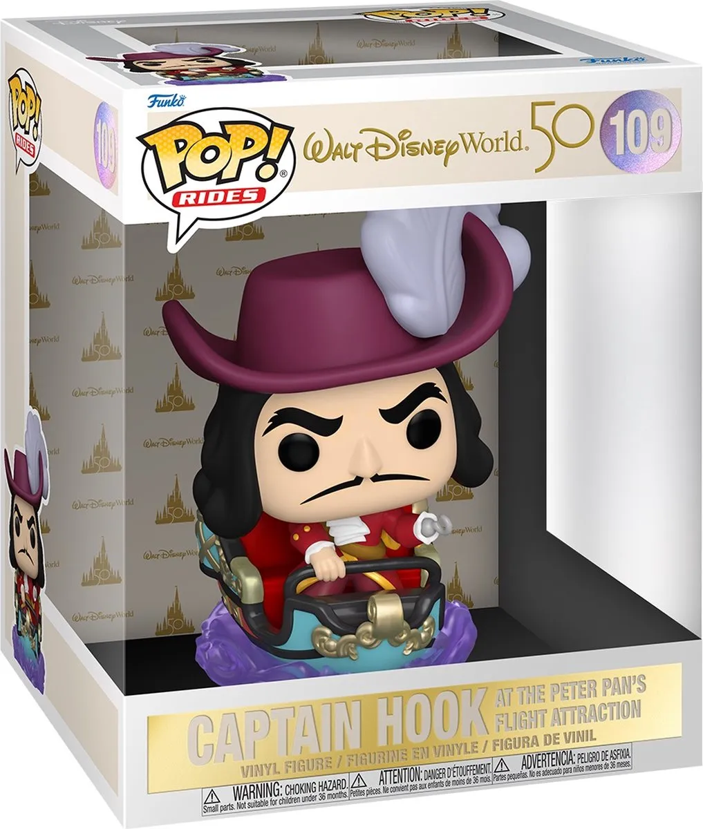 Funko Pop Disney Captain Hook 50th Anniversary 59512 - Multi