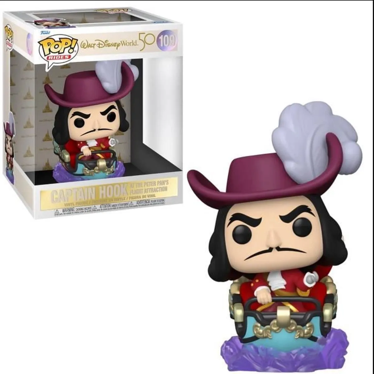 Funko Pop Disney Captain Hook 50th Anniversary 59512 - Multi
