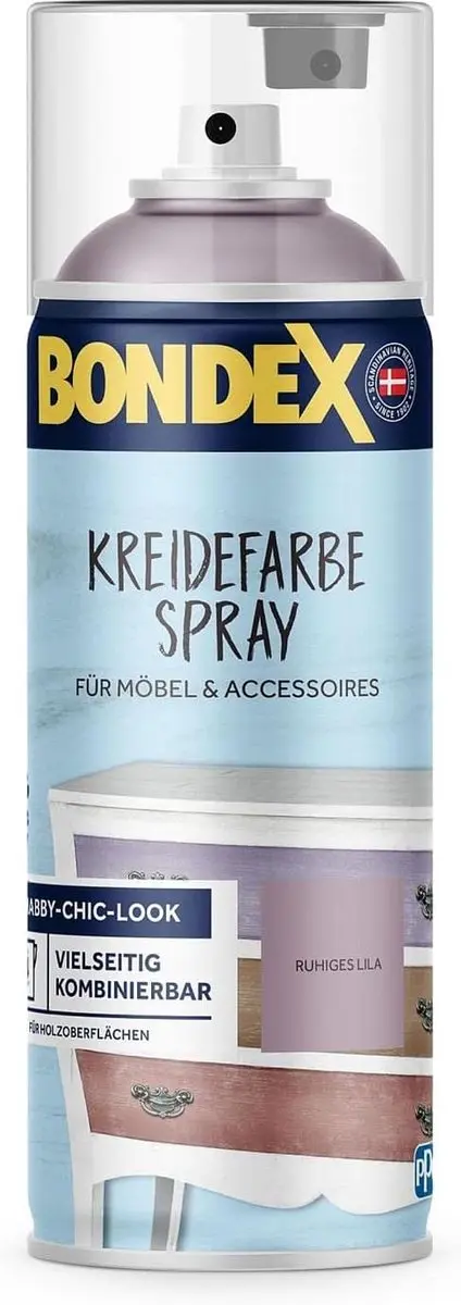 Bondex Krijtverf Spray kalm paars 0.4L