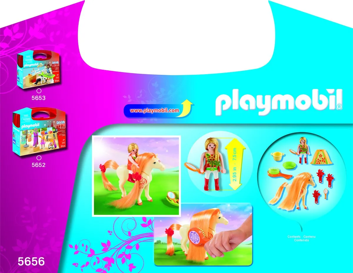 Playmobil Fantasy Horse Carry Case 5656 - Prinses & Paard
