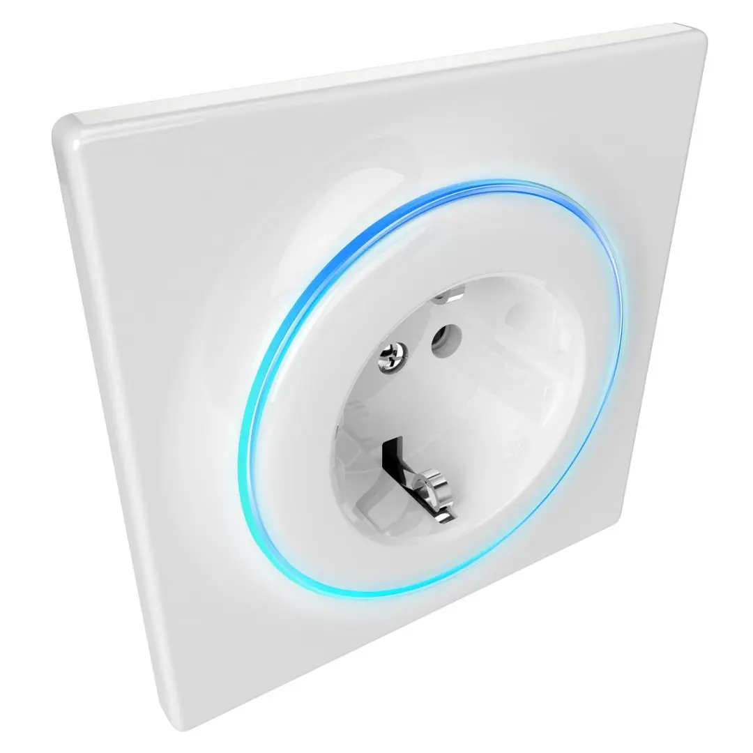 Fibaro Walli Outlet Type F Slimme stekker - Wit - afbeelding 2 van 6