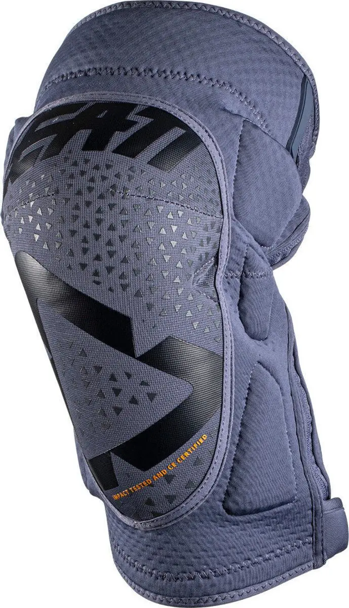 Leatt 3DF 5.0 Zip Donkerblauwe Motocross Kniebeschermers -