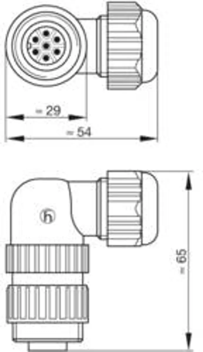 Hirschmann CA-serie 934 130-100-1 Netspanningsconnector 10A - 6+PE Polig