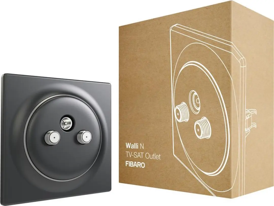 FIBARO Walli N TV-SAT Outlet
