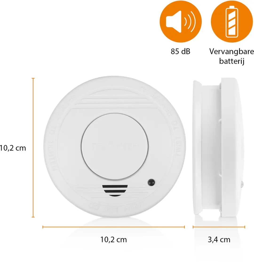Smartwares Rookmelder 10.044.62 - 85 dB - 10 Jaar Sensor - Wit
