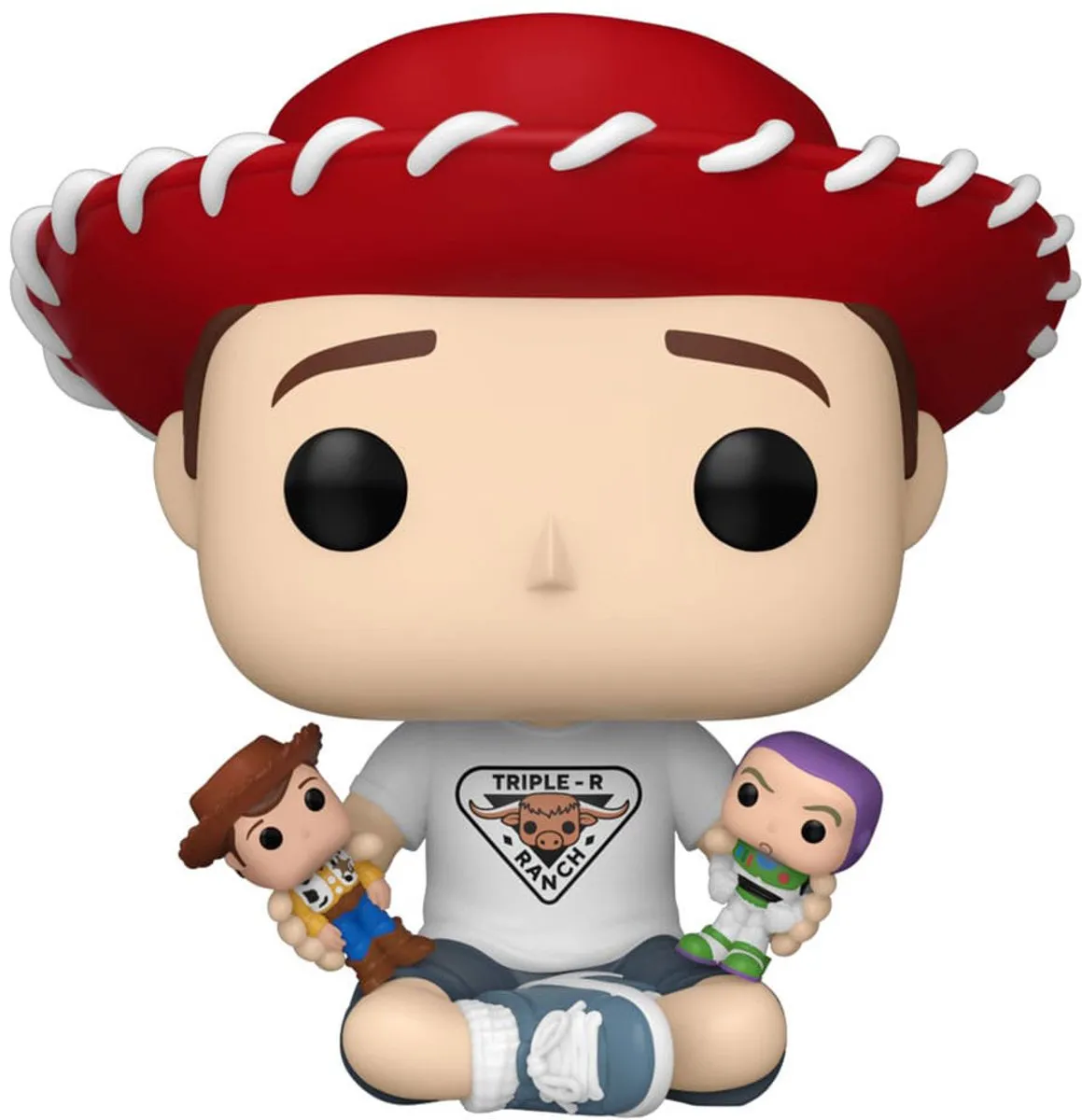 Funko Pop! Toy Story 30th Anniversary Andy met Woody & Buzz #1596