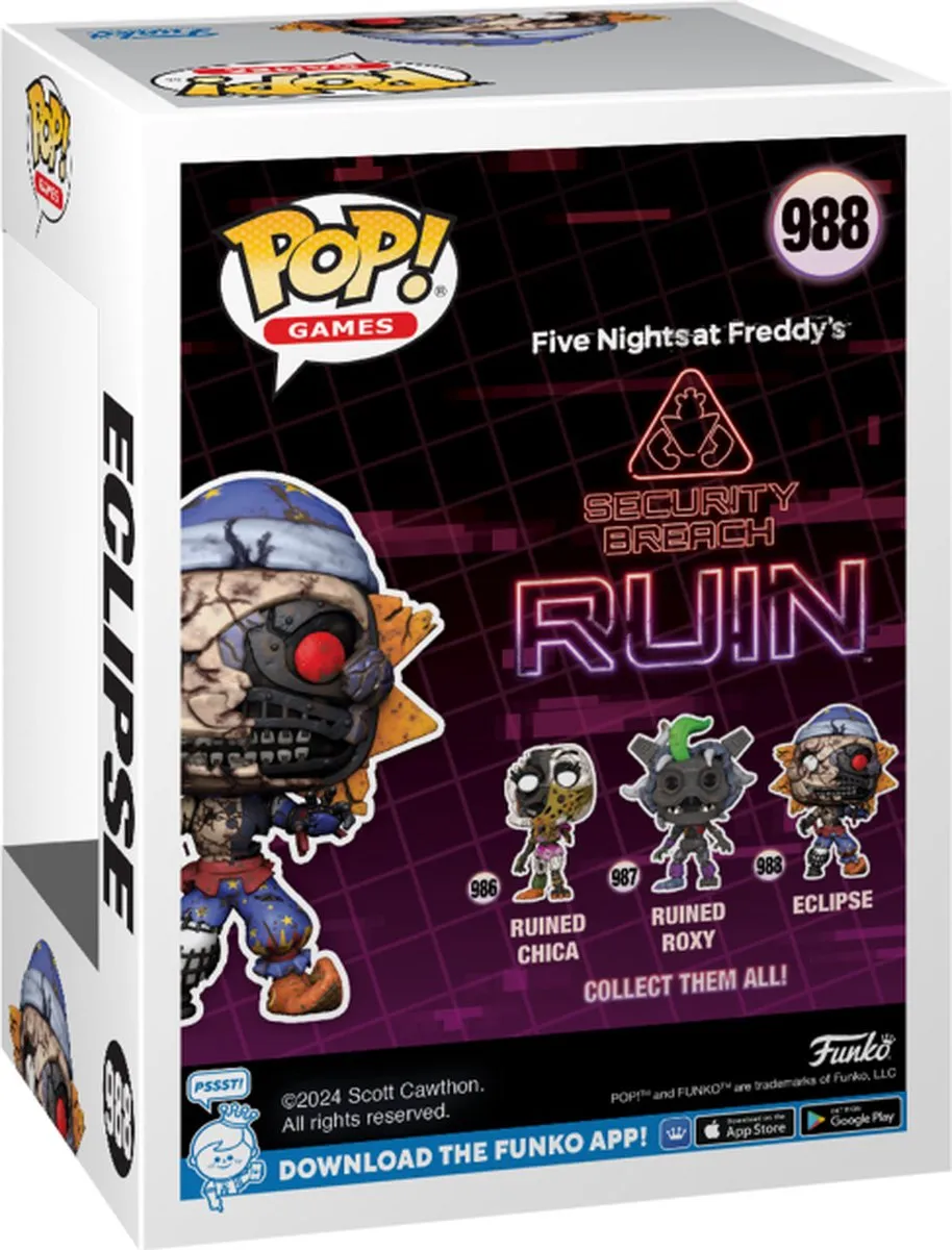 Funko Pop! Five Nights at Freddy's RUIN - Eclipse Vinylfiguur 988 - Ruined Eclipse