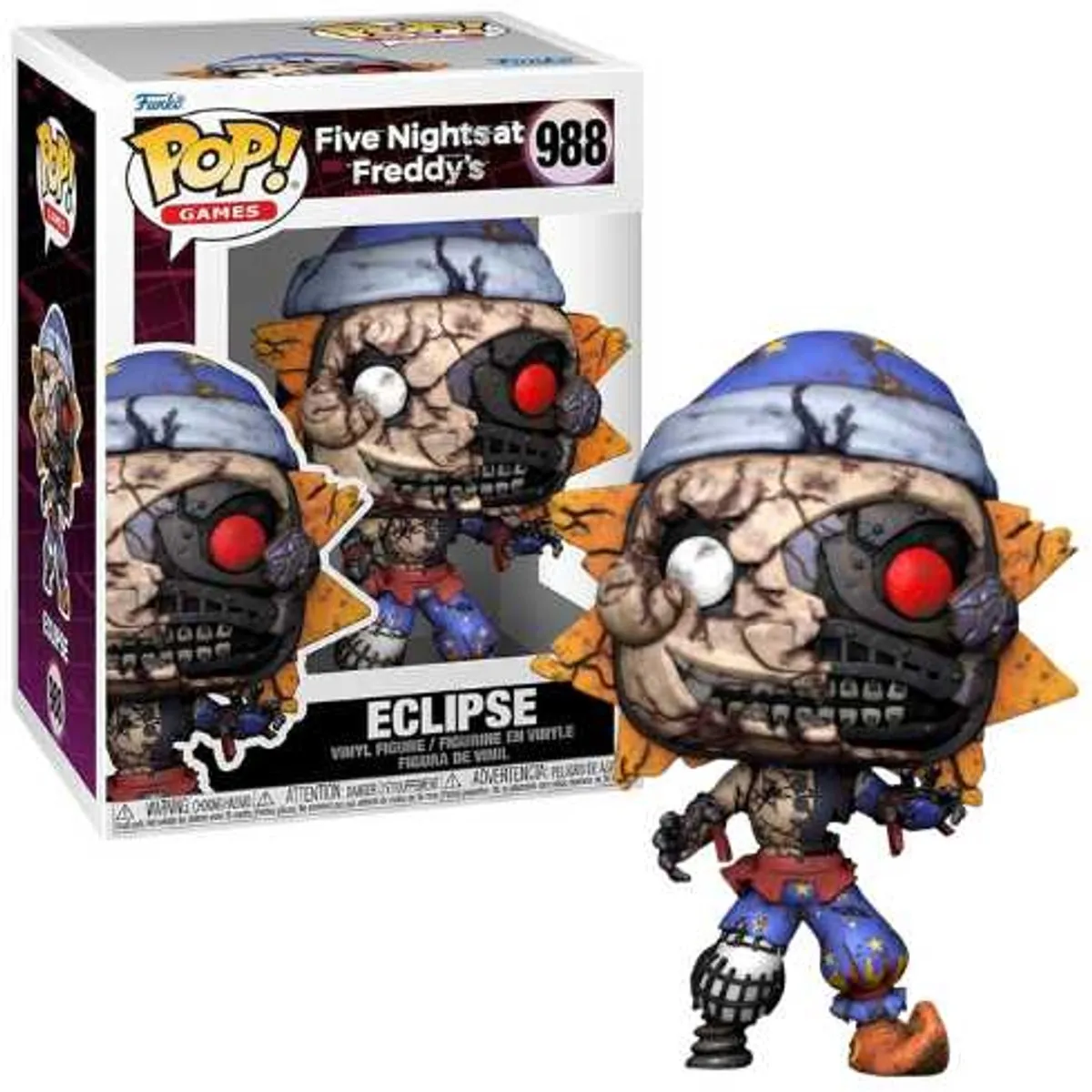 Funko Pop! Five Nights at Freddy's RUIN - Eclipse Vinylfiguur 988 - Ruined Eclipse - afbeelding 6 van 6