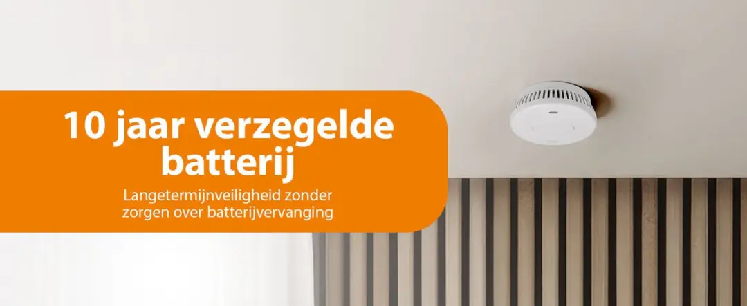 Smartwares FSM-12001 Rookmelder - 10 Jaar batterij Wit