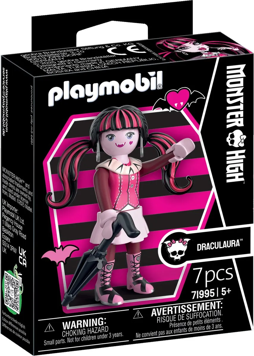 Playmobil Monster High Draculaura Halloween Speelset 71995 - Meerkleurig