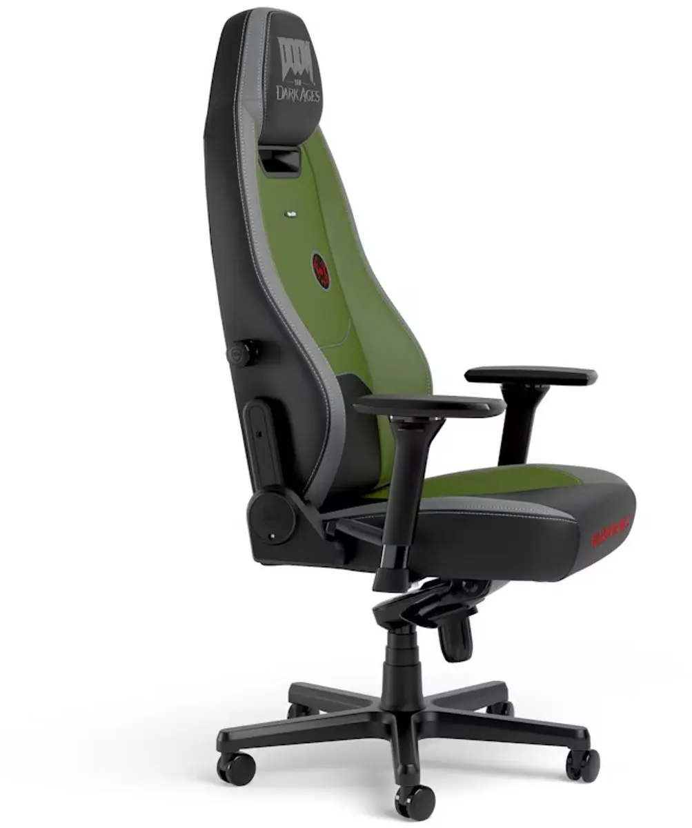 Noblechairs Legend DOOM The Dark Ages Edition Gamestoel - Groen/Zwart - afbeelding 2 van 6