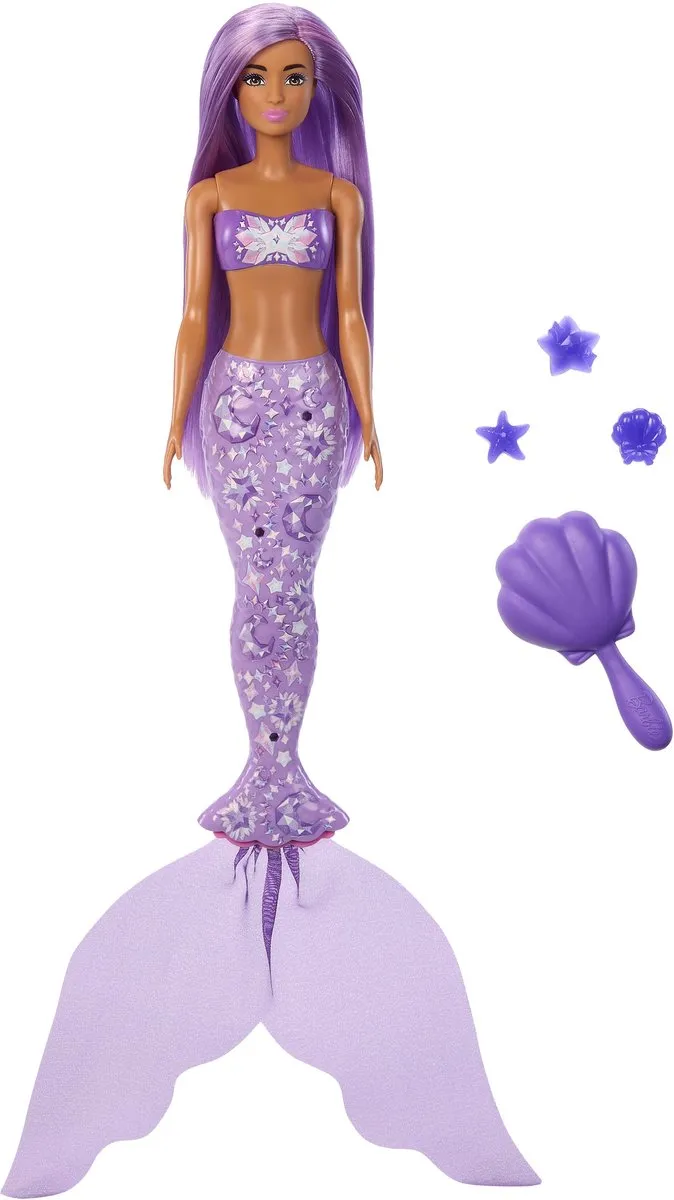 Barbie Color Reveal Zeemeermin Pop JMW61 - 6 Verrassingen