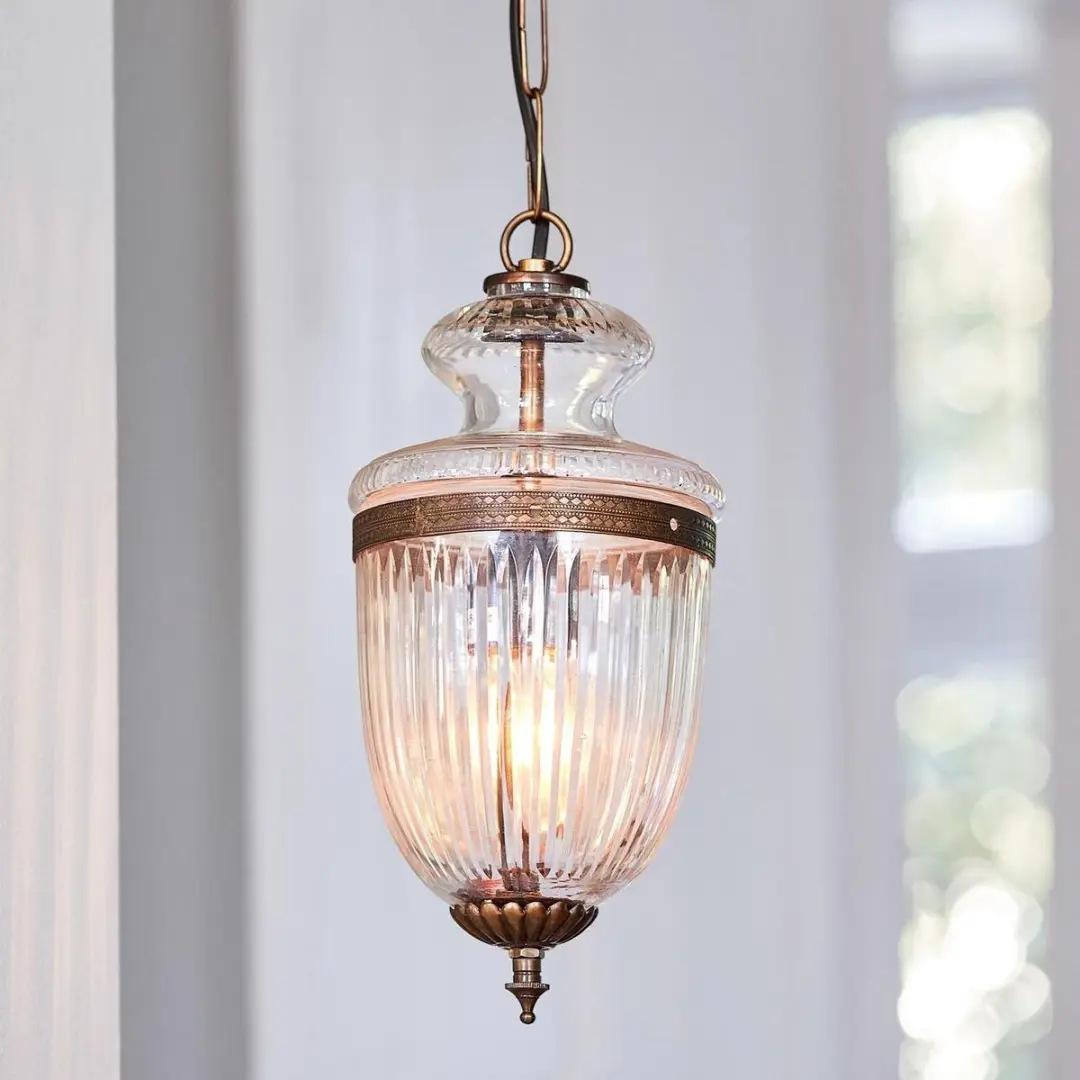 Loberon Hanglamp Marcel - Ø15.5cm - Heldere kap/Zwart - afbeelding 3 van 6