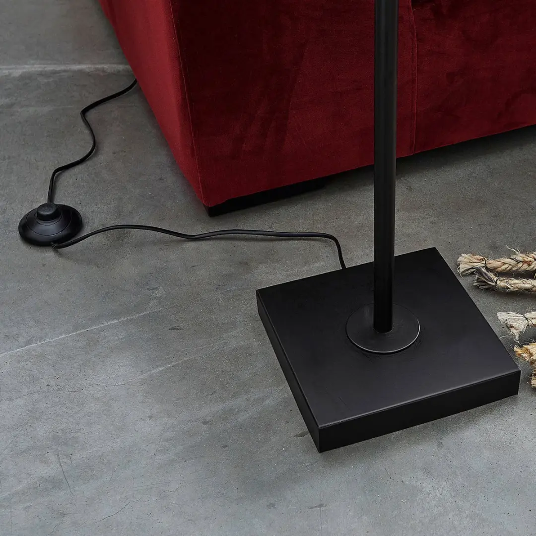 Loberon Marjan Staande Lamp - Zwart - afbeelding 2 van 6