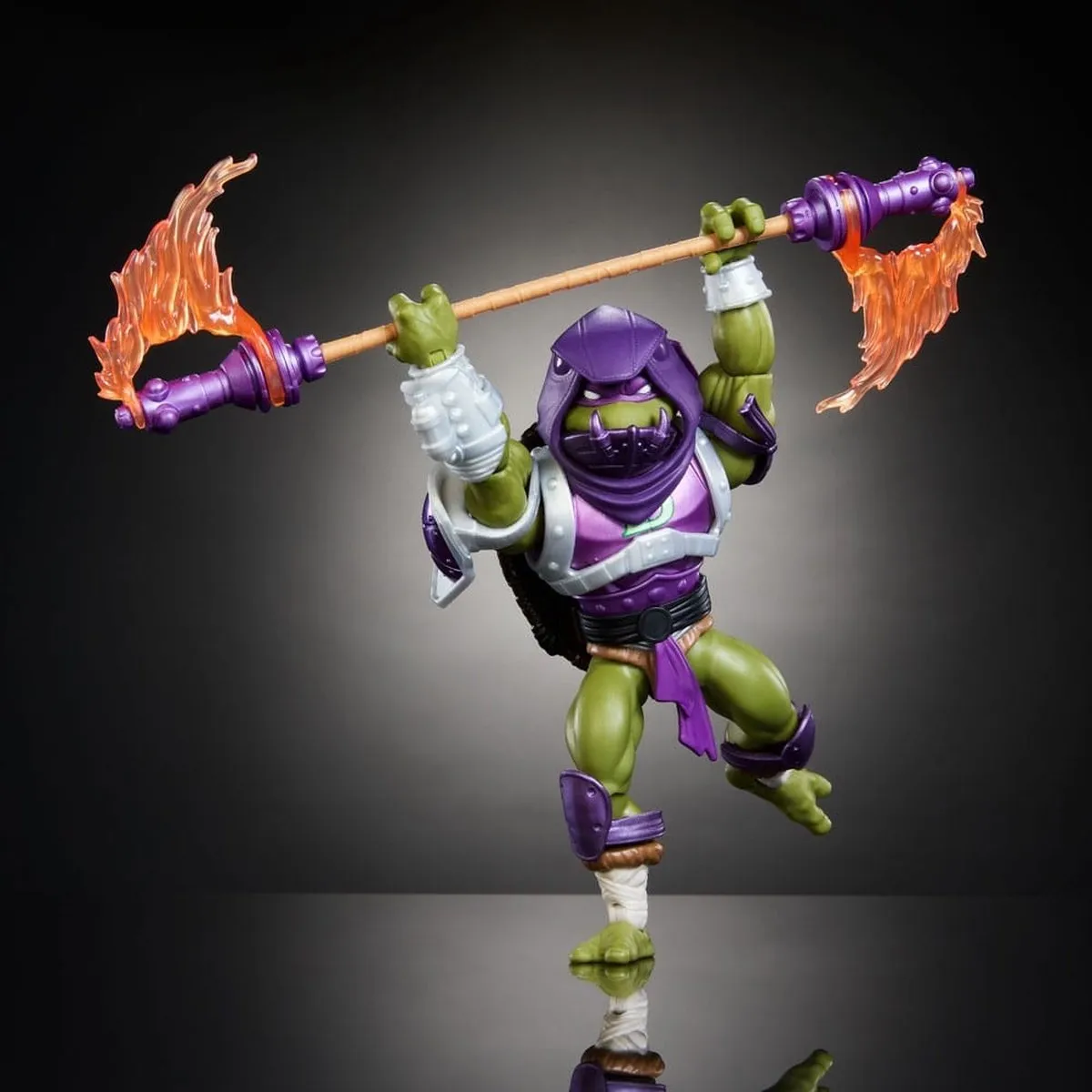 Mattel MOTU x TMNT Donatello Action Figuur 14cm - Multi - afbeelding 3 van 6