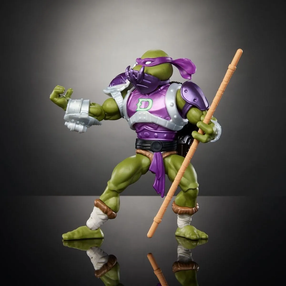 Mattel MOTU x TMNT Donatello Action Figuur 14cm - Multi - afbeelding 5 van 6