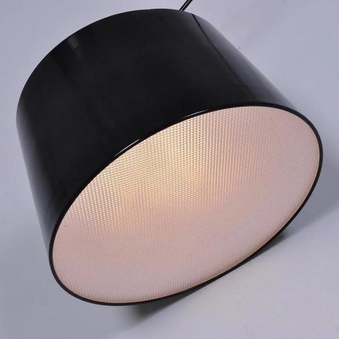 Groenovatie Troyes Design Booglamp Glimmend Ø46cm - 3 Lichtpunten - Zwart - afbeelding 5 van 6