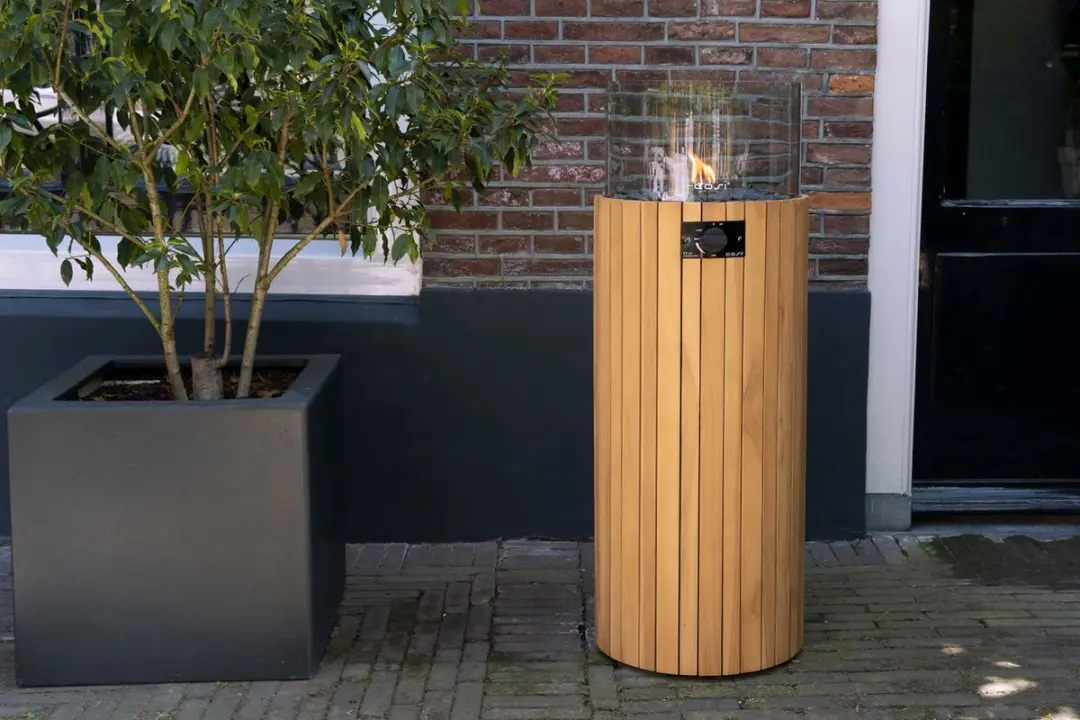 Cosi Cosiscoop Pillar Teak L Vuurtafel - Bruin