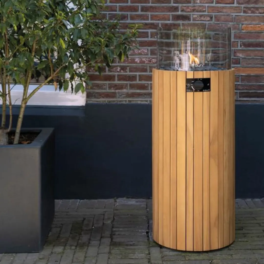 Cosi Cosiscoop Pillar Teak L Vuurtafel - Bruin