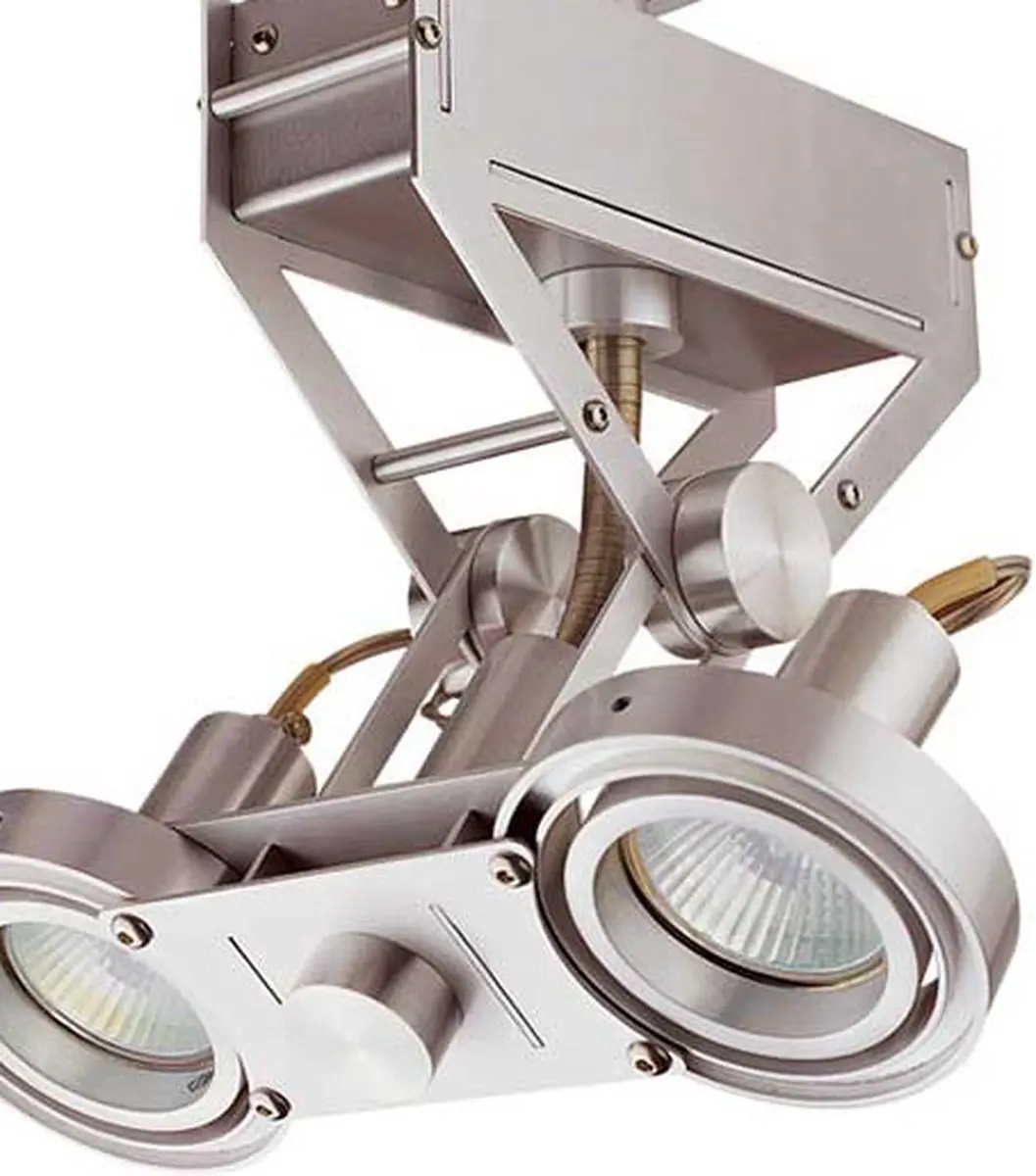 Artdelight Spot Koln 2 Lichts H 28cm - Aluminium