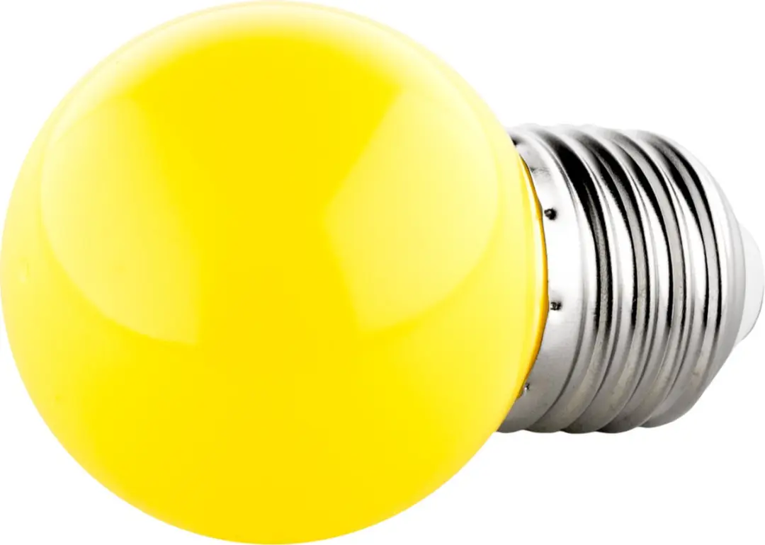 Groenovatie E27 LED G45 1.5W - Warm wit - Mat geel - afbeelding 4 van 4